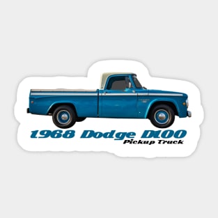 1968 Dodge D100 Pickup Truck Sticker